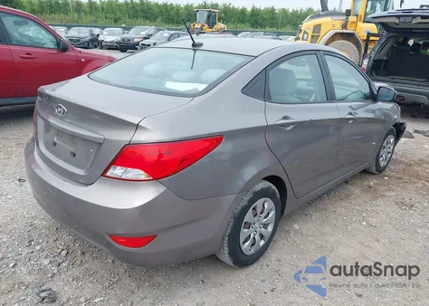 2017 Hyundai Accent Se из США, поврежденный, VIN KMHCT4AE3HU379100